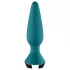 Satisfyer Plug-ilicious 1 - vibratore anale intelligente - silicone verde