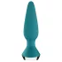 Satisfyer Plug-ilicious 1 - vibratore anale intelligente - silicone verde