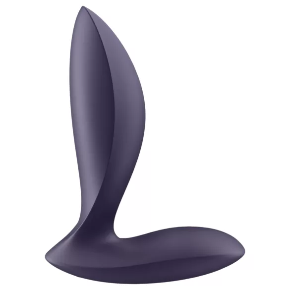 Satisfyer Power Plug - vibratore anale smart - silicone viola