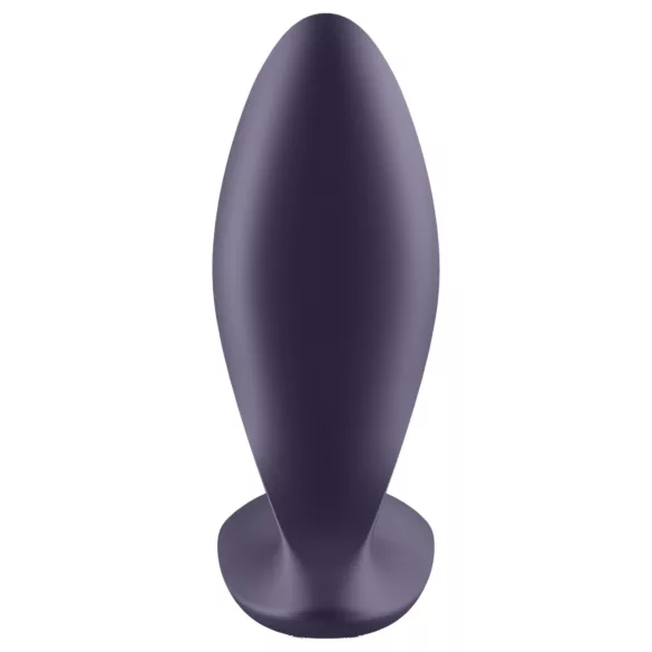 Satisfyer Power Plug - vibratore anale smart - silicone viola