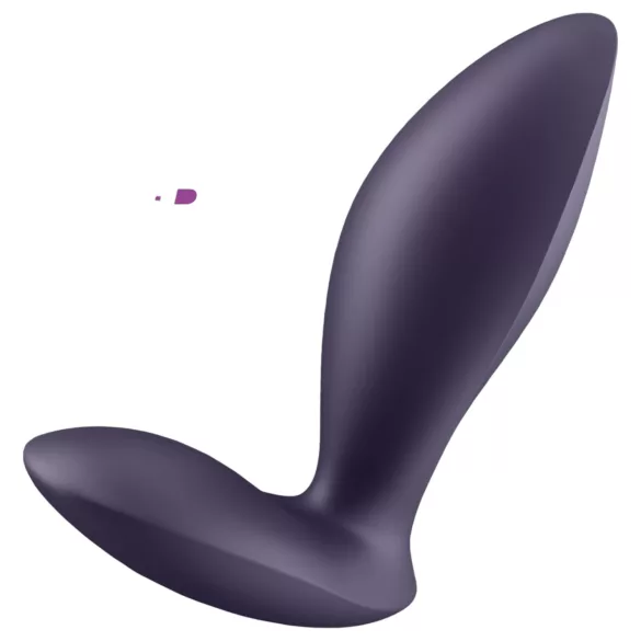 Satisfyer Power Plug - vibratore anale smart - silicone viola