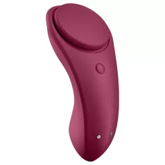   Satisfyer Sexy Secret - vibratore per slip smart impermeabile silicone rosso