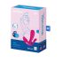 Satisfyer Top Secret Plus - vibratore intelligente a 3 bracci (rosa)
