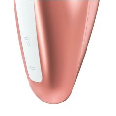  Satisfyer Love Breeze - Vibratore per clitoride ricaricabile e impermeabile (color pesca)