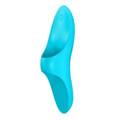   Satisfyer Teaser - vibratore da dito ricaricabile e impermeabile (turchese)