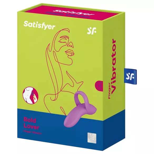 Satisfyer Bold Lover - vibratore da dito ricaricabile impermeabile rosa