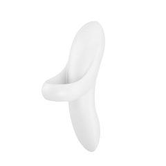   Satisfyer Amante Audace - vibratore per dito ricaricabile e impermeabile (bianco)