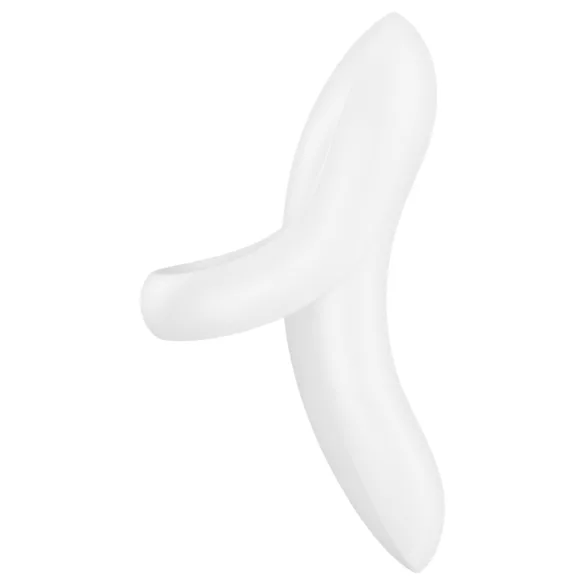 Satisfyer Bold Lover - vibratore da dita ricaricabile impermeabile bianco