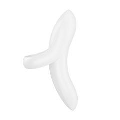   Satisfyer Amante Audace - vibratore per dito ricaricabile e impermeabile (bianco)