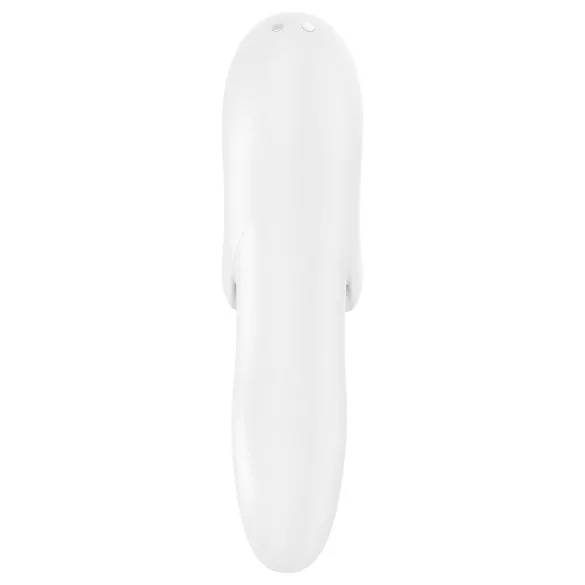 Satisfyer Bold Lover - vibratore da dita ricaricabile impermeabile bianco