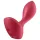 Satisfyer Backdoor Lover - vibratore anale ricaricabile impermeabile rosso