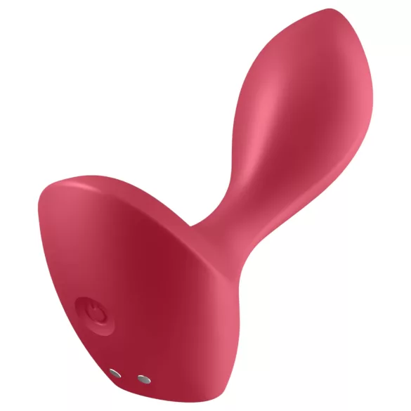 Satisfyer Backdoor Lover - vibratore anale ricaricabile impermeabile rosso