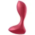 Satisfyer Backdoor Lover - vibratore anale ricaricabile impermeabile rosso