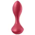 Satisfyer Backdoor Lover - vibratore anale ricaricabile impermeabile rosso