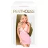 Penthouse - set intimo in pizzo con collo Halter - rosa - L/XL