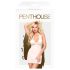 Penthouse Sweet & Spicy - set di pizzo bianco con collo all'americana - M/L