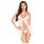 Penthouse After Sunset - babydoll trasparente e tanga (bianco) - M/L