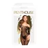 Penthouse Dreamy Diva - tuta sexy con spalle scoperte - nero