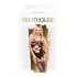 Penthouse - completo intimo a rete ondulata aperto - nero