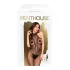 Penthouse - body aperto in pizzo - nero