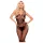 Penthouse Dirty Mind - catsuit aperto - rete nera - XL