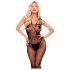 Penthouse Dirty Mind - catsuit aperto - rete nera - XL