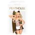 Penthouse Teaser - Completo cameriera 3 pezzi (nero-bianco)