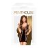 Penthouse Juicy Poison - mini abito con spalline (nero)