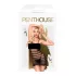 Penthouse Ecstasy Queen - abito rete a righe - nero