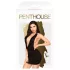 Penthouse - mini abito con collare e perizoma - nero - M/L