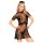 Abito Penthouse Poison Cookie - pizzo, perizoma e accessorio per capelli (nero) - M/L