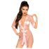 Penthouse Midnight Mirage - vestaglia in raso e perizoma (rosa) - XL