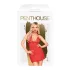 Penthouse - babydoll e perizoma - rosso - lingerie sexy - M/L