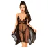 Penthouse - abito sexy in pizzo con perizoma - nero - M/L