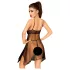 Penthouse - abito sexy in pizzo con perizoma - nero - L/XL