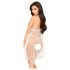 Penthouse Naughty Doll - abito in pizzo e perizoma (bianco)