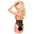 Penthouse Toxic Powder - body con scollo allacciato al collo - nero