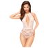 Penthouse - body con scollo allacciato al collo - bianco - M/L