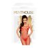 Penthouse Body Search - tuta aperta a rete (rosso)