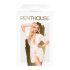 Penthouse Hypnotic Power - vestaglia corta in pizzo e tanga (bianco) - XL