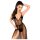 Penthouse Best Forplay - body in pizzo con velo in tulle (nero)