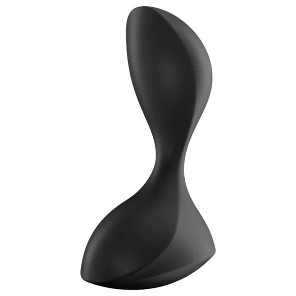 Satisfyer Sweet Seal - vibratore anale smart - silicone nero