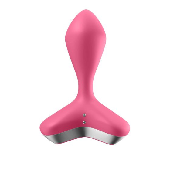 Cambiagiochi Satisfyer - vibratore anale ricaricabile (rosa)