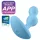 Satisfyer Deep Diver - vibratore anale intelligente - silicone blu