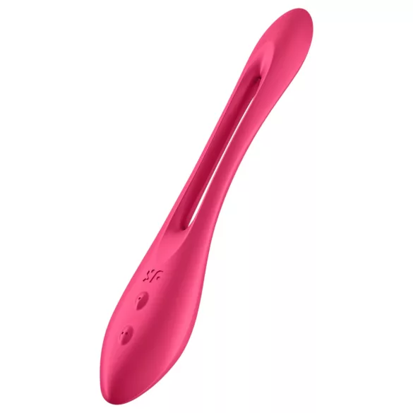 Satisfyer Elastic Joy - vibratore per coppia flessibile ricaricabile - rosso