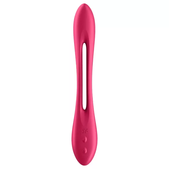 Satisfyer Elastic Joy - vibratore per coppia flessibile ricaricabile - rosso