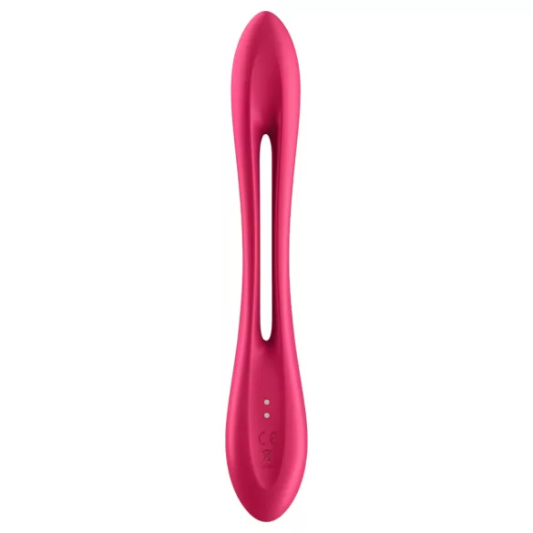 Satisfyer Elastic Joy - vibratore per coppia flessibile ricaricabile - rosso
