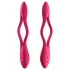 Satisfyer Elastic Joy - vibratore per coppia flessibile ricaricabile - rosso