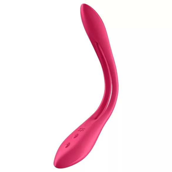 Satisfyer Elastic Joy - vibratore per coppia flessibile ricaricabile - rosso
