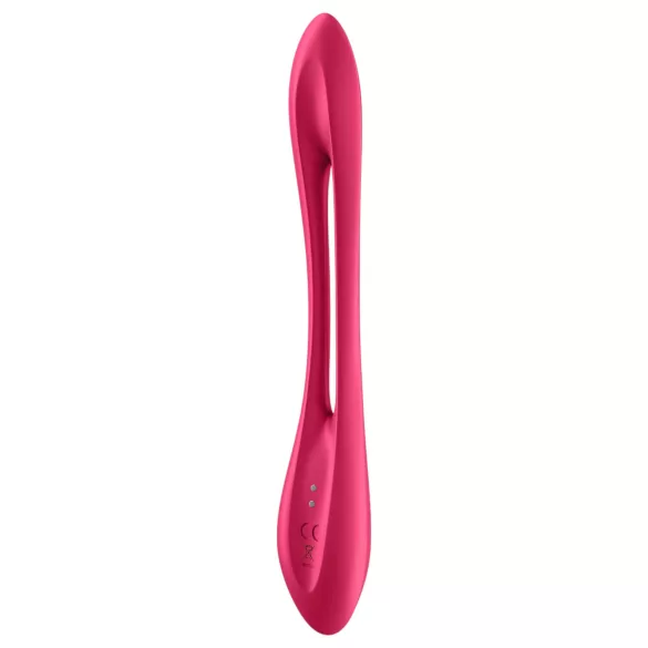 Satisfyer Elastic Joy - vibratore per coppia flessibile ricaricabile - rosso